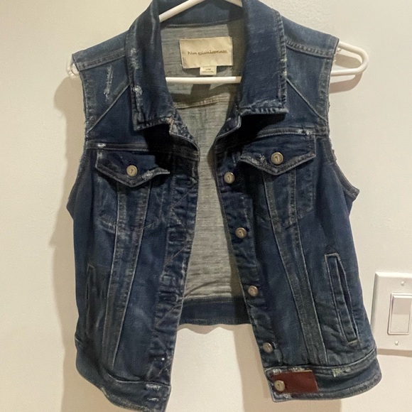 Pilcro and the Letterpress (Anthropologie) Denim Vest, sz M - Picture 1 of 5
